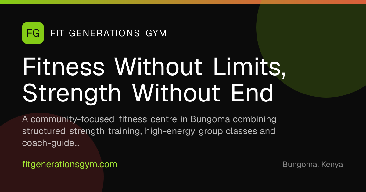 Fit Generations Gym
